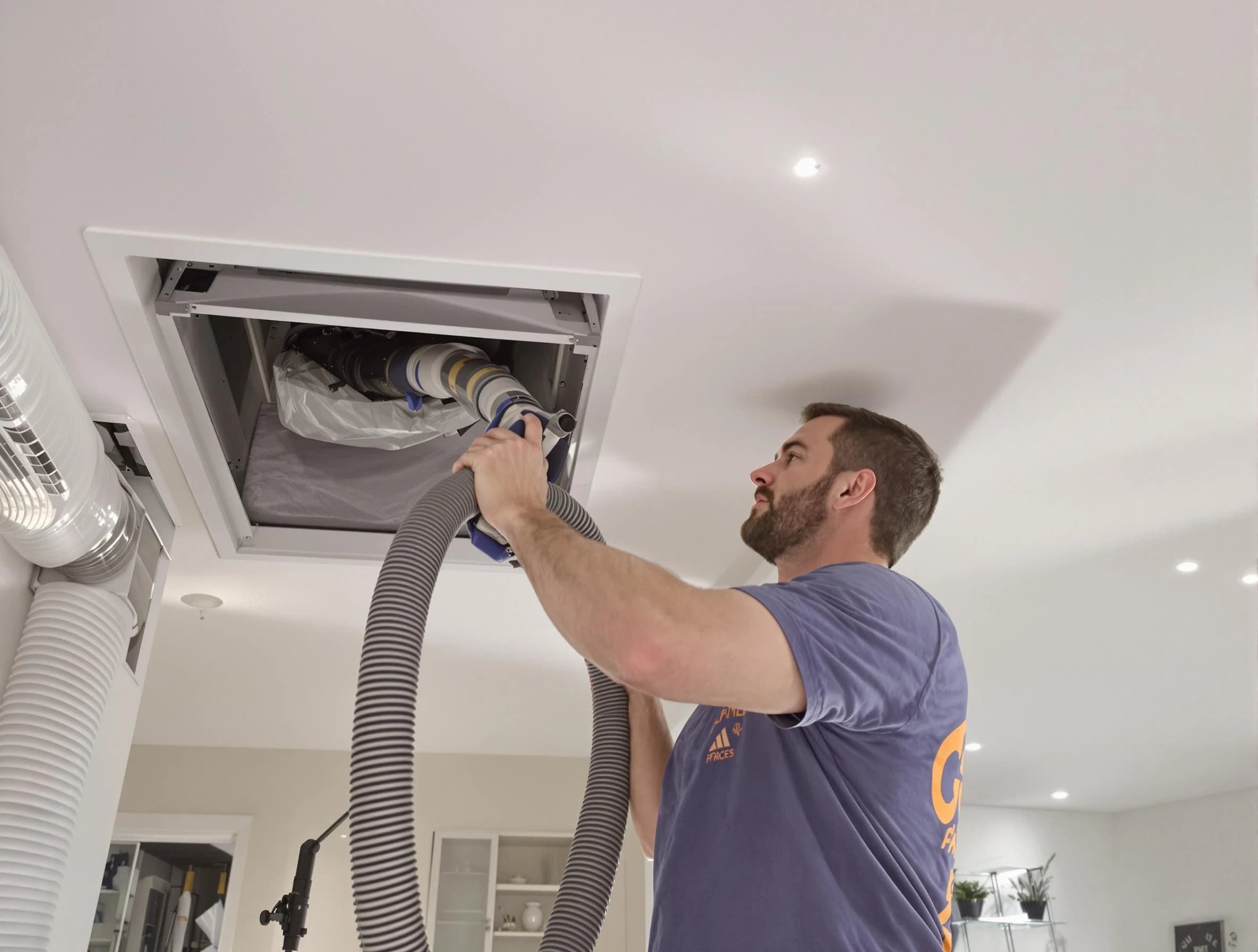 Precision indoor duct cleaning by Chino Air Duct Cleaning in Chino