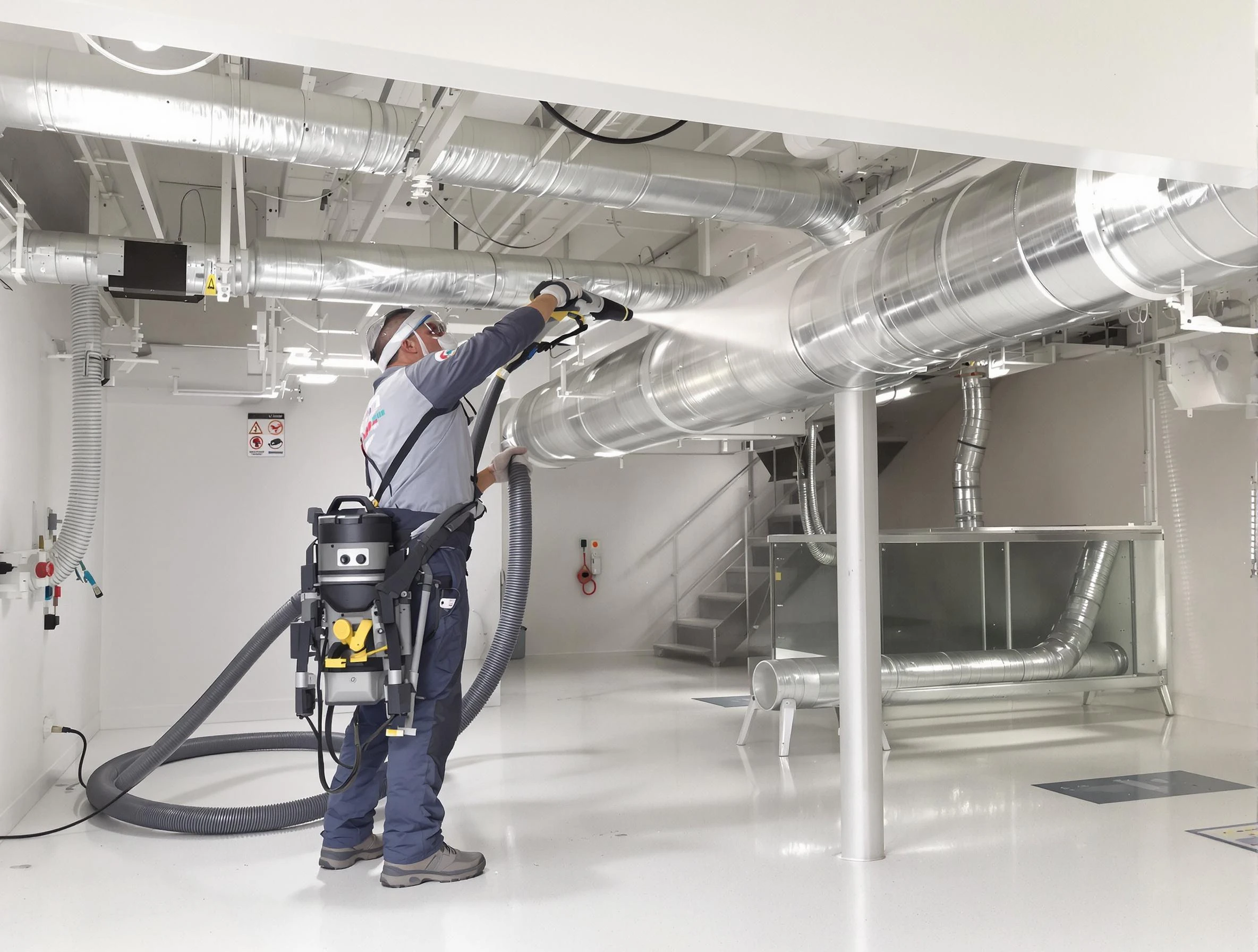 Professional central duct cleaning by Chino Air Duct Cleaning in Chino