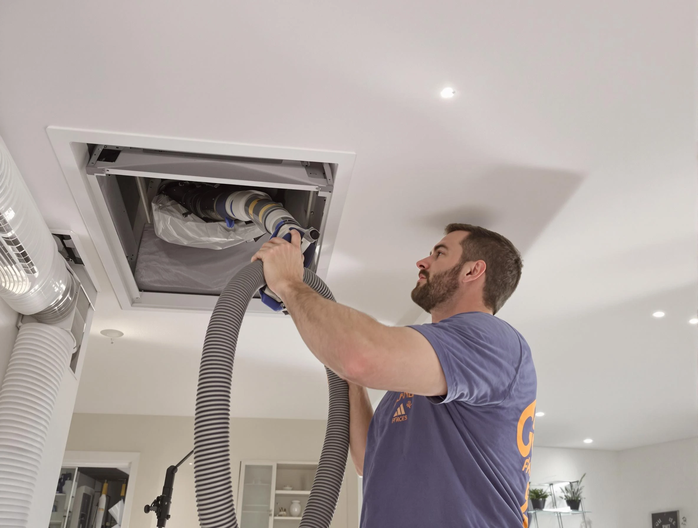 Precision indoor duct cleaning by Chino Air Duct Cleaning in Chino