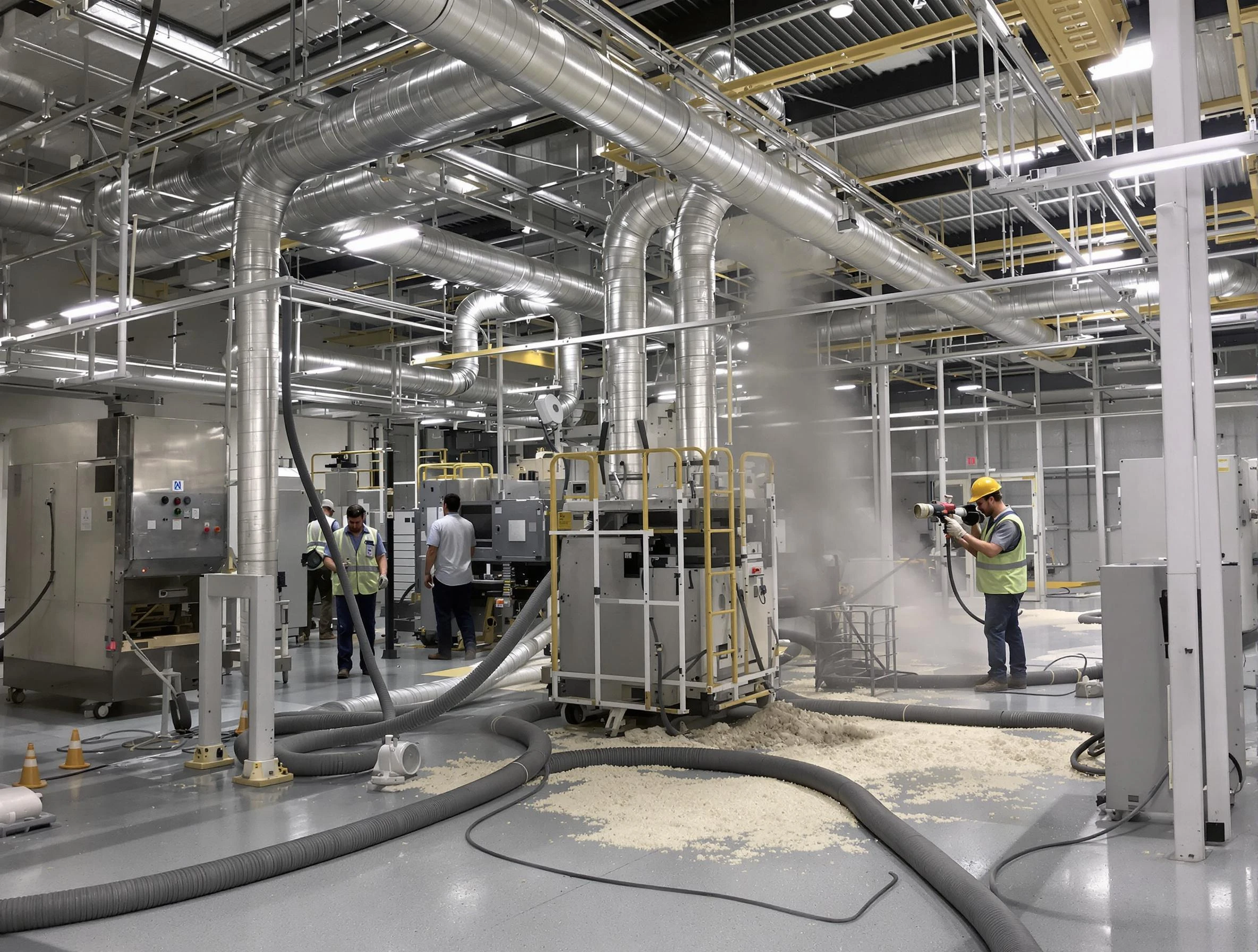 Heavy-duty industrial duct cleaning by Chino Air Duct Cleaning in Chino